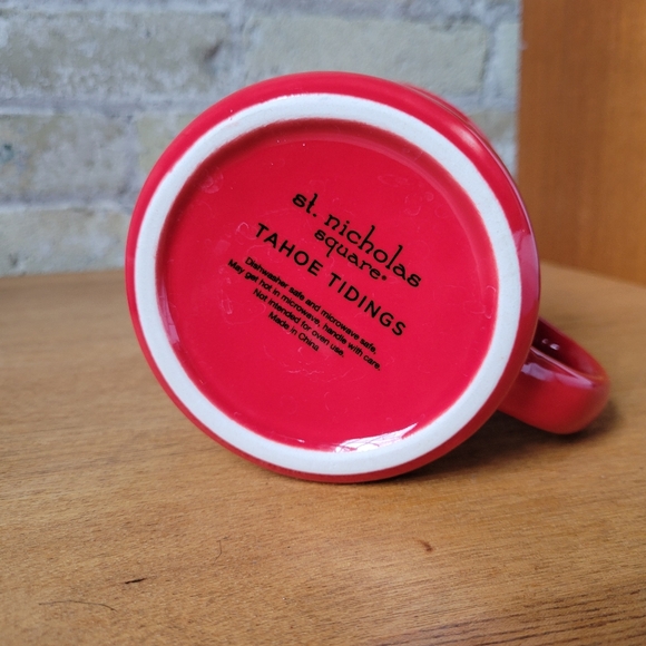 St. Nicolas Square Tahoe Tidings Ceramic Mug Believe in the Magic 16oz - Picture 3 of 4